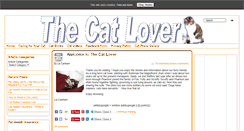 Desktop Screenshot of cat-lover.lizebiz.com